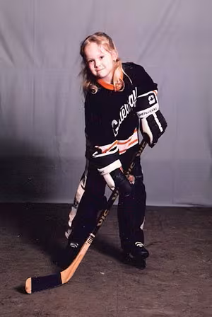 Cindy Klassen hockey kid